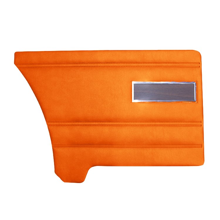DO71CLD0048560F1 71 DUSTER /DEMON BENCH REAR PANELS - BRIGHT ORANGE