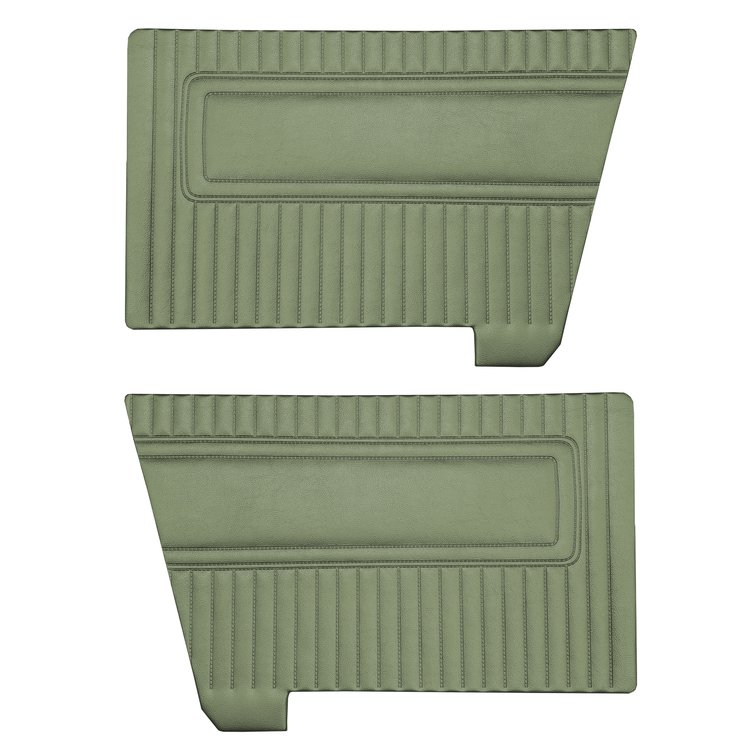 DO71CLV0048432H1 71 VALIANT/DART BUCKET/BENCH HTP REAR PANELS - LT MET GREEN