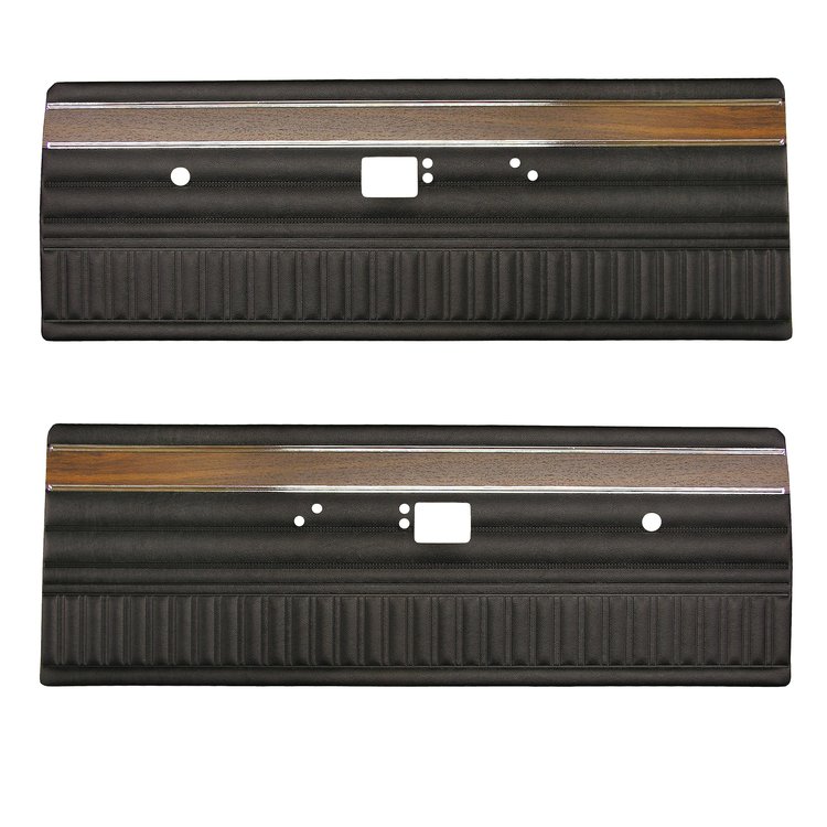 DO72CLD0012100 72 DUSTER/DEMON/SCAMP/SWINGER FRONT PANELS - BLACK
