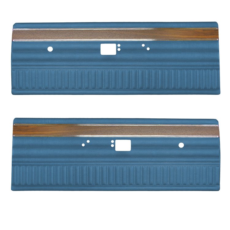 DO72CLD0012340 72 DUSTER/DEMON/SCAMP/SWINGER FRONT PANELS - BRIGHT BLUE
