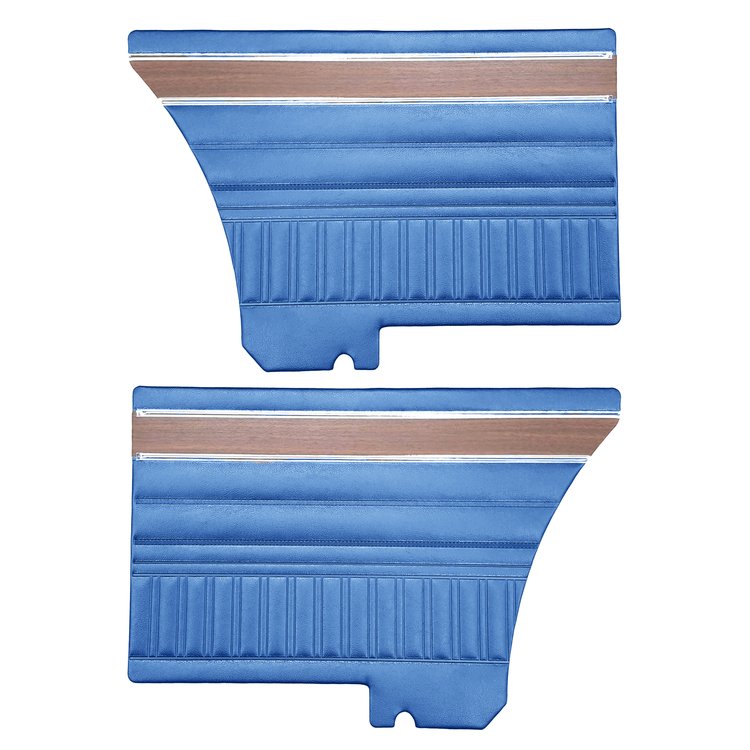 DO72CLDK048340F2 72 DUSTER/DEMON B/B HTP REAR PANELS - BRIGHT BLUE