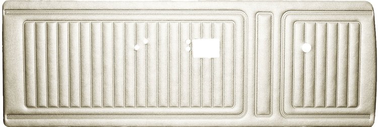 DO72CLS0012200 72 DUSTER/DART/SWINGER BENCH FRONT PANELS - WHITE