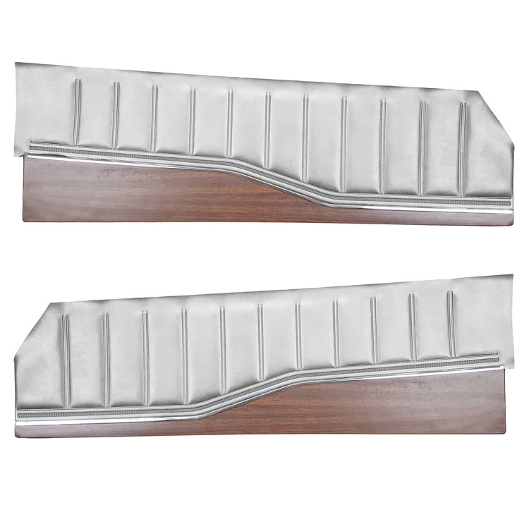 DO72CX00012200 72 CHARGER/CHARGER SE UPPER DOOR PANELS - WHT W/ WOODGRAIN