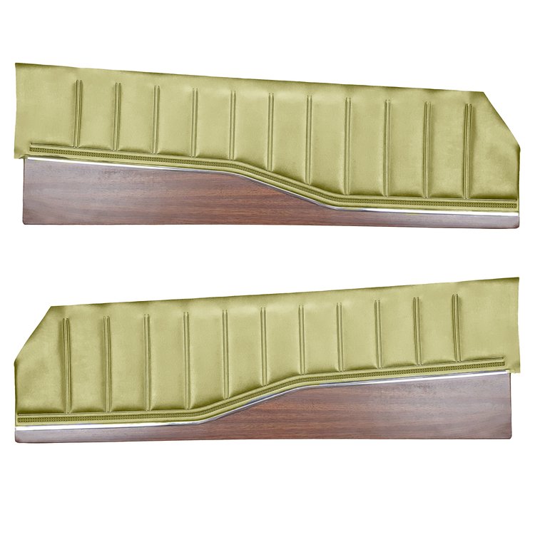 DO72CX00012666 72 CHARGER/CHARGER SE UPPER DOOR PANELS- EMBER GOLD W/WOOD