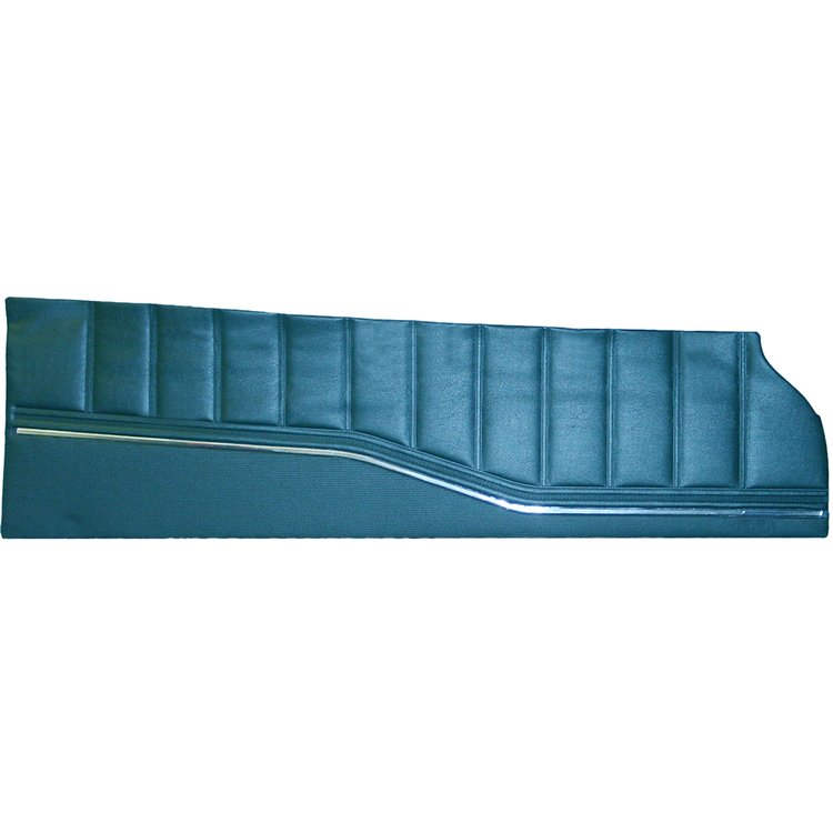 DO72CX00020340 72 CHARGER UPPER DOOR PANELS - BRIGHT BLUE ALL VINYL