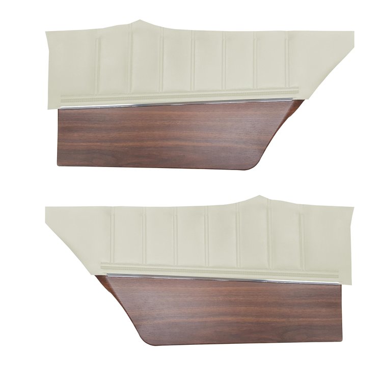 DO72CX00048200 72 CHARGER/CHARGER SE REAR PANELS - WHITE W/ WOODGRAIN