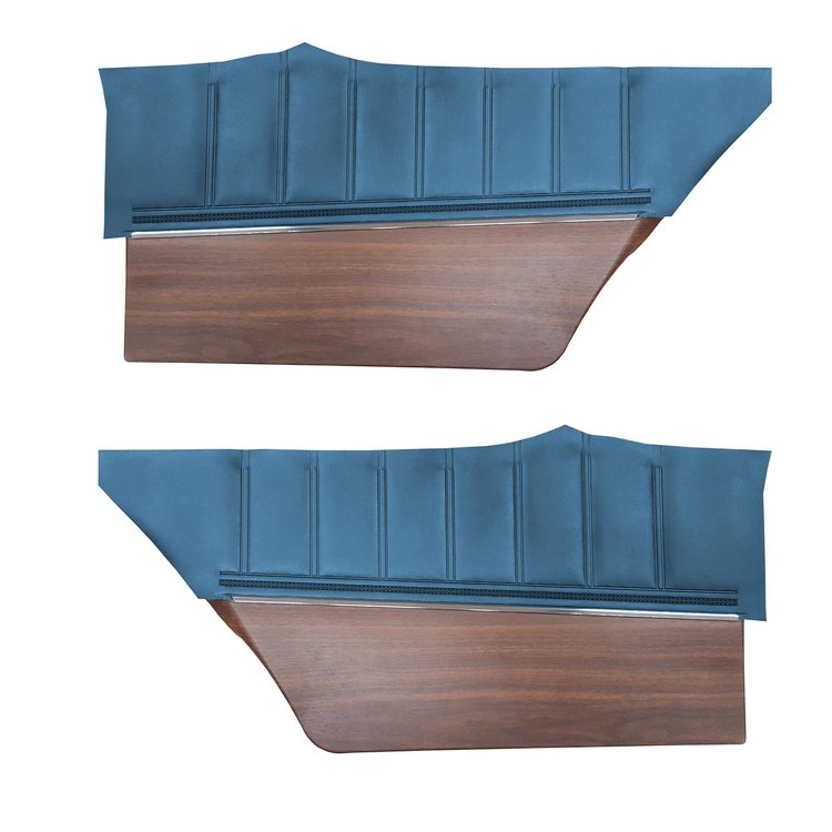 DO72CX00048340 72 CHARGER/CHARGER SE REAR PANELS - BRT BLUE W/ WOODGRAIN