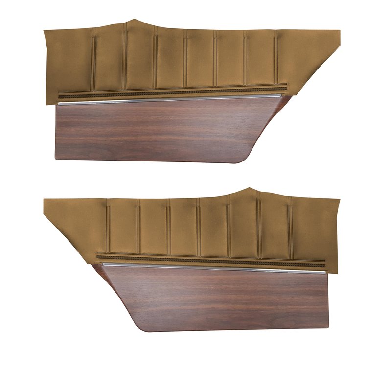 DO72CX00048662 72 CHARGER/CHARGER SE REAR PANELS - BROWN W/ WOODGRAIN