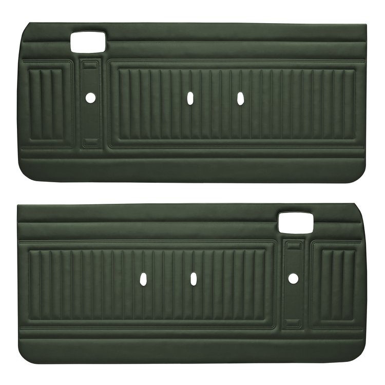 DO73CLV0012444 73 DART/DUSTER/VALIANT BENCH FRONT PANELS - DARK GREEN