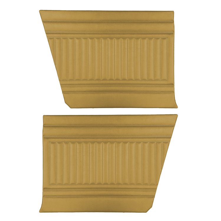 DO73CLV0048671H3 73 DART SWINGER/SCAMP BENCH HTP REAR PANELS - HONEY GOLD
