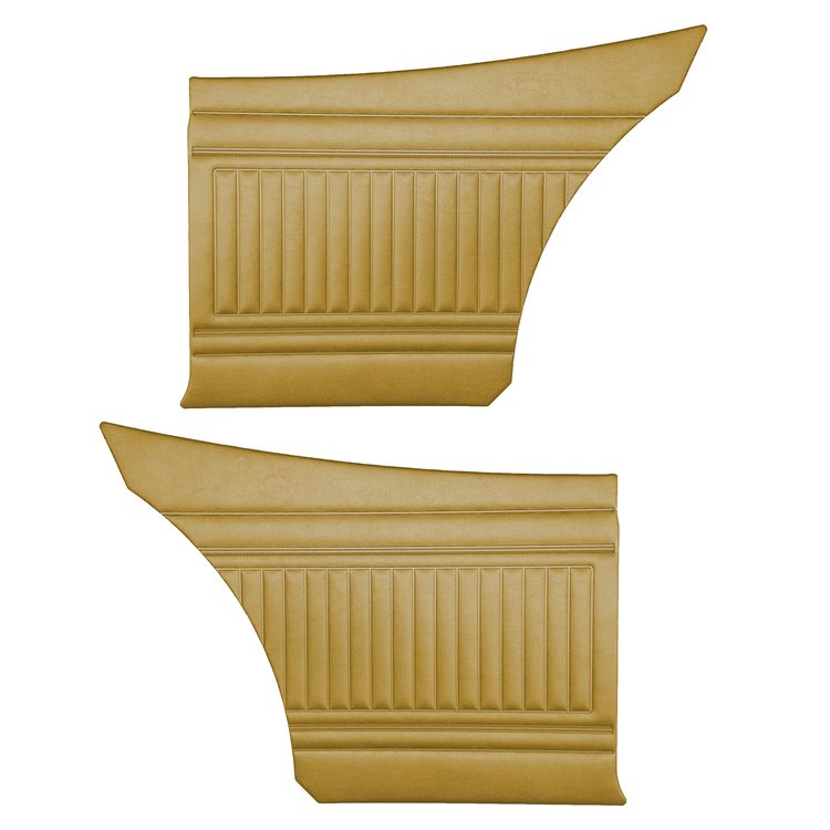 DO73CLV0070671F3 73 DUSTER/DART SPORT FASTBACK REAR PANELS - HONEY GOLD