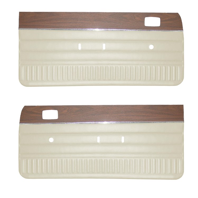 DO73CLVW012200 73 DUSTER/VALIANT BENCH FRONT PANELS - WHITE
