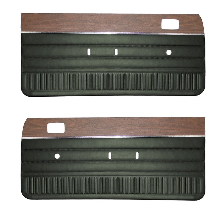 DO73CLVW012444 73 DART/DUSTER/VALIANT BENCH FRONT PANELS - DARK GREEN