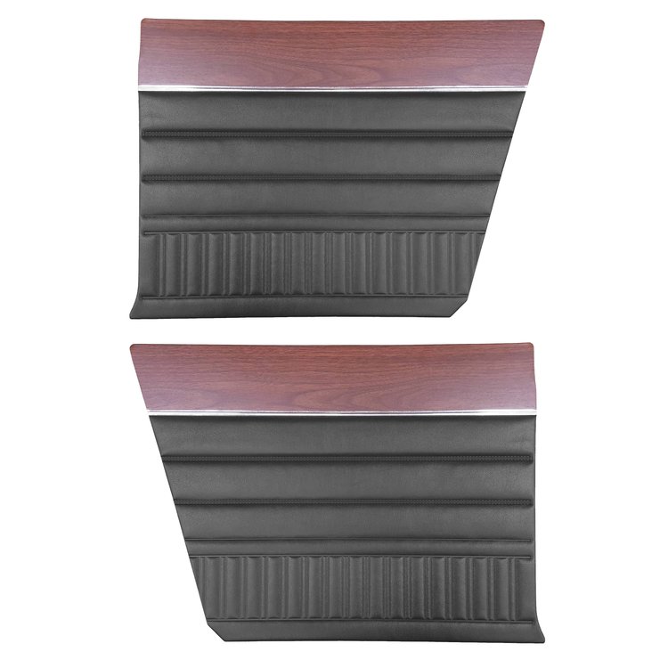DO73CLVW048100H3 73 DART SWINGER/SCAMP HARDTOP REAR W/WOODGRAIN -BLACK