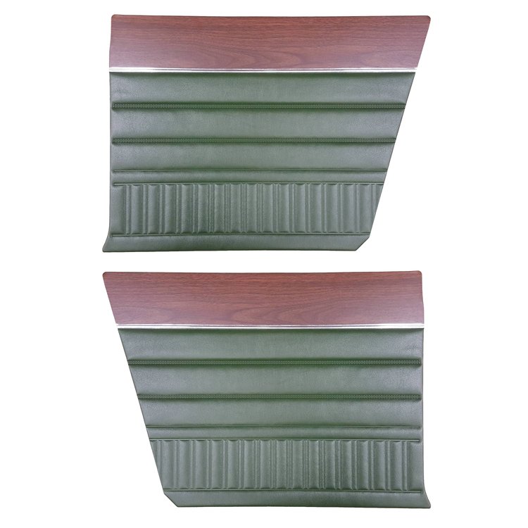 DO73CLVW048444H3 73 DART SWINGER/SCAMP HARDTOP REAR W/WOODGRAIN -DARK GREEN