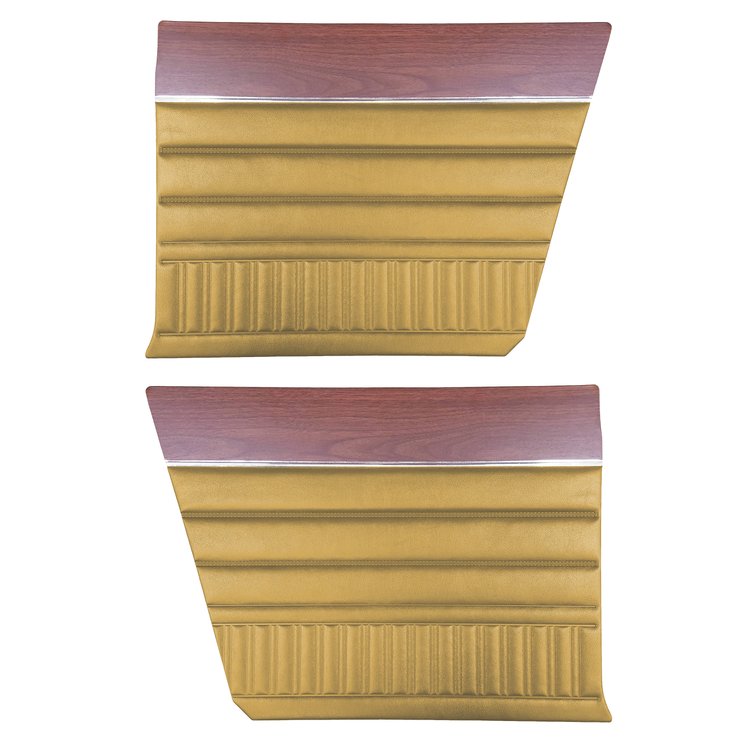DO73CLVW048672H3 73 DART SWINGER/SCAMP HARDTOP REAR W/WOODGRAIN- NOS HNY GOLD