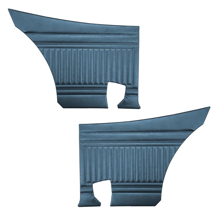 DO74CLV0070360F4 74 DUSTER/DART SPORT FASTBACK REAR PANELS - LAGOON BLUE
