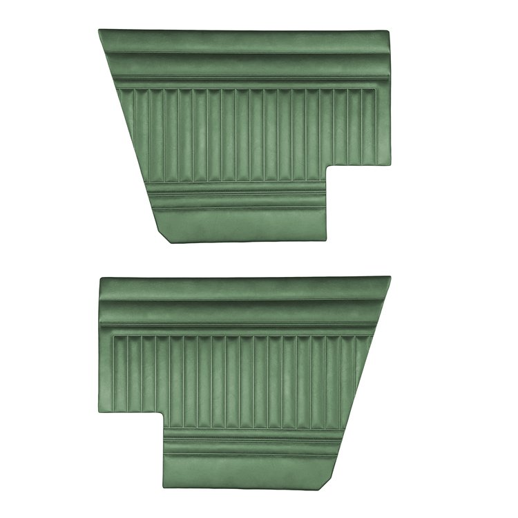 DO75CLV0048453H5 75/76 DART/SCAMP HTP REAR PANELS - NOS LT MT GREEN