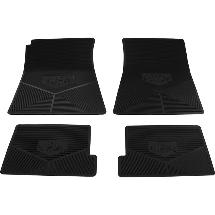FMCLV003003001 73/76 DUSTER FLOORMATS AUTO - BLACK