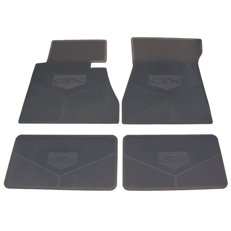 FMCR0002002001 67/70 GTX VINYL FLOORMATS 4-SPEED - BLACK