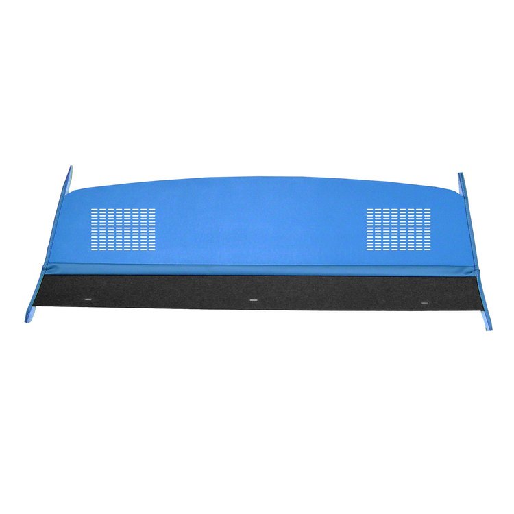 PT63CL302 63 DART HARDTOP PACKAGE TRAY W/ SPEAKER CUTS - BLUE