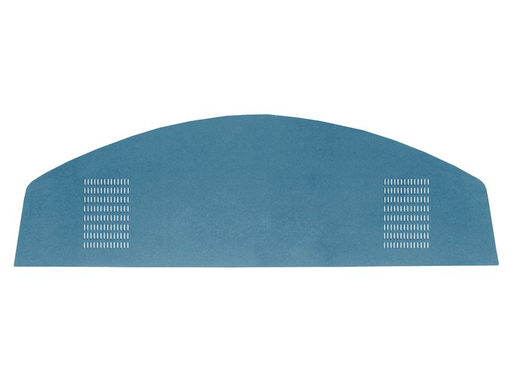 PT67CB332 68 BARRACUDA HTP PACKAGE TRAY WITH SPEAKER CUTS - LT BLUE