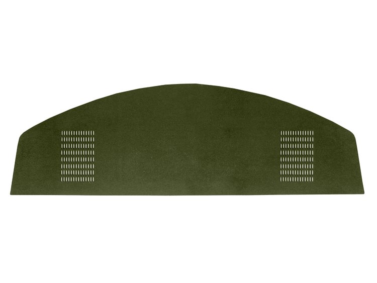 PT67CB434 69 BARRACUDA HTP PACKAGE TRAY WITH SPEAKER CUTS - DK GREEN