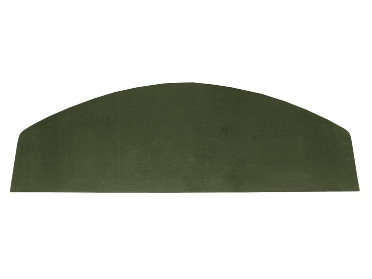 PT67CB434N 69 BARRACUDA HTP PKG TRAY W/O SPEAKER CUTS - DK GREEN
