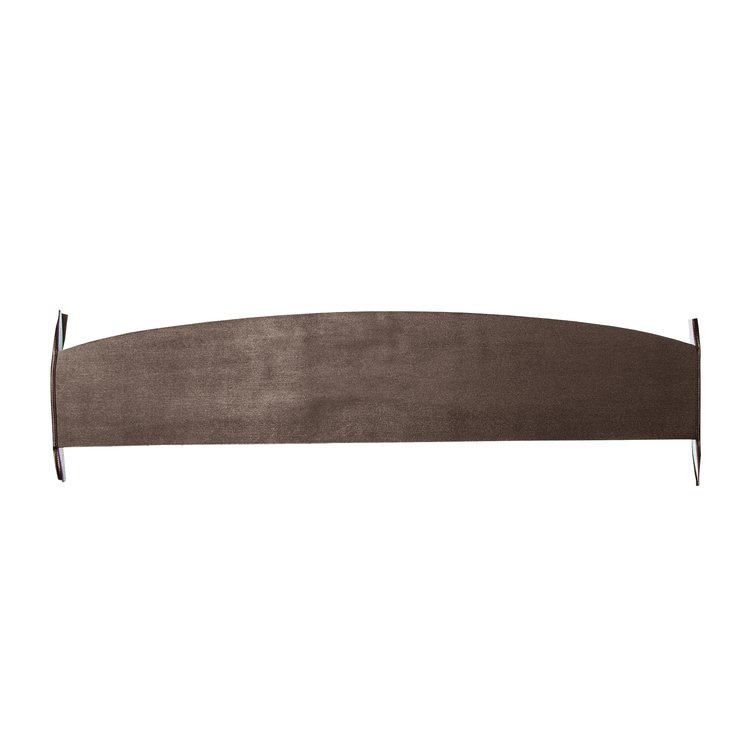 PT67CV622N 67 VALIANT 2&4 DOOR SEDAN PACKAGE TRAY W/O CUTS-DK BROWN