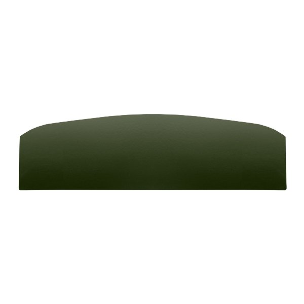 PT70CB444N 72/73 BARRACUDA PACKAGE TRAY W/O SPEAKER CUTS - DARK GREEN