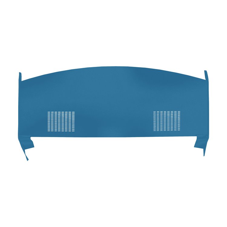 PT70CLV340 72 DUSTER/DEMON PACKAGE TRAY WITH SPEAKER CUTS - BLUE