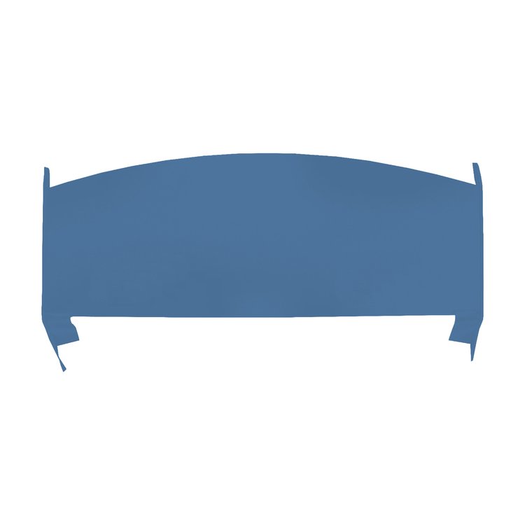 PT70CLV340N 72 DUSTER/DEMON PACKAGE TRAY W/O SPEAKER CUTS - BLUE