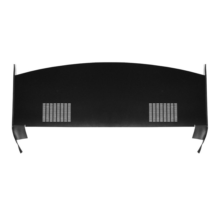 PT73CLV100 73/76 DUSTER/DART SPORT PKG TRAY W/ SPEAKER CUTS - BLACK