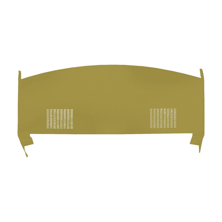 PT73CLV680 74/76 DUSTER/DART SPORT PKG TRAY W/ SPEAKER CUTS - GOLD
