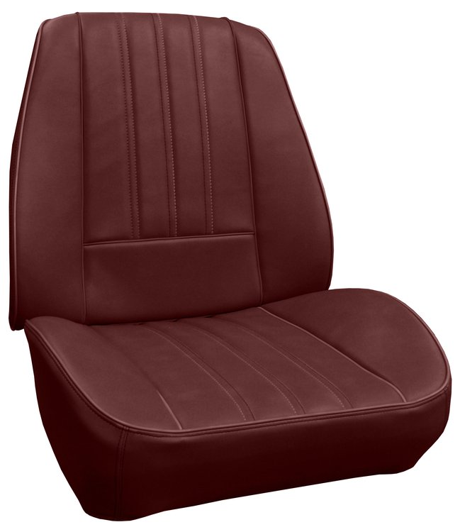 RS68CBD0010526 68 CUDA DLX RALLYE BUCKETS - METALLIC MAROON