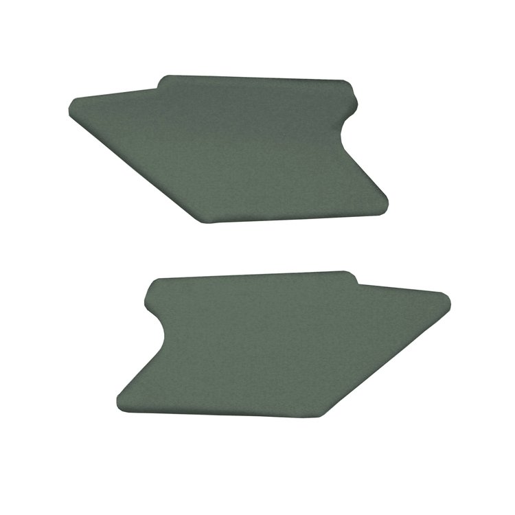 SB71CX000113 71/74 CHARGER SAIL PANELS - GREEN FINE PEMBROOK PERF