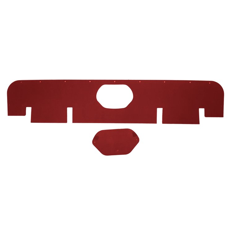 SK64CFMP02052021 64 C300/SP FURY/POLARA POWER SEAT RAIL - MET RED W/ MED RED