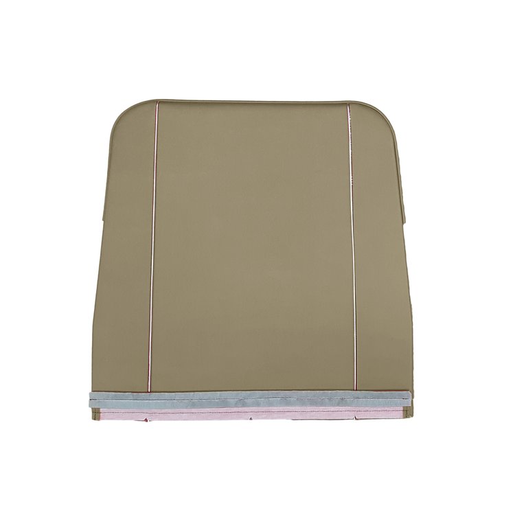 SK64CL00018409 64 DART GT SEAT BACK PANELS - NOS DK OLIVE/LT OLIVE W/ SLVR