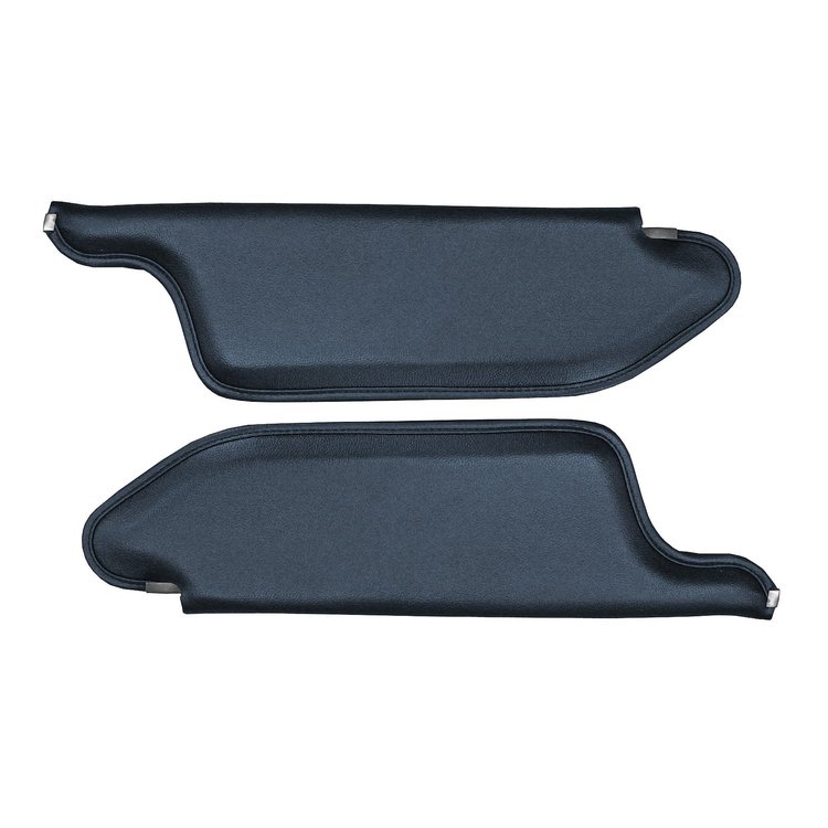 SV71CV330-PA 71 DUSTER/DEMON FASTBACK SUNVISORS - DARK MET BLUE