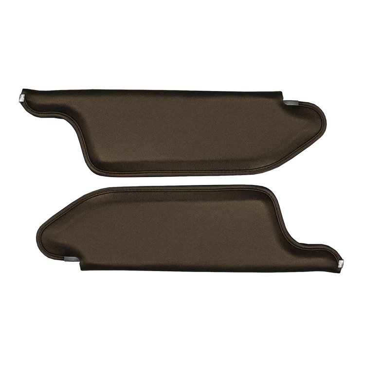 SV71CV664-PA 71 DUSTER/DEMON FASTBACK SUNVISORS - BROWN