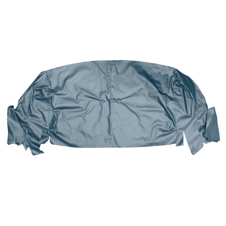 WL63CM00016314 63/64 CHRYSLER 300/NEWPORT CNV WELL LINER -METALLIC BLUE