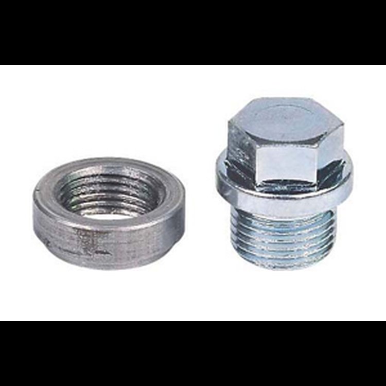 Oxygen Sensor Mounting Bung and Plug