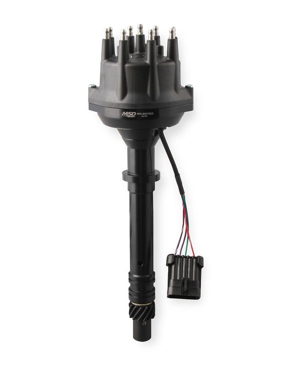 Pro-Billet EFI Dual Sync Distributor Small Block Chevy, Big Block Chevy - Black Cap