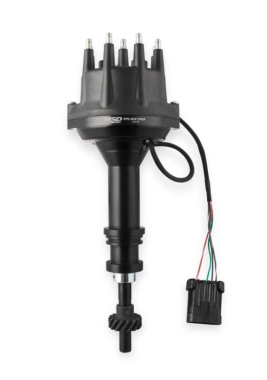 Pro-Billet EFI Dual Sync Distributor Ford Big Block 351C-460 - Black Cap