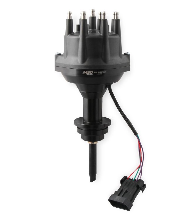 Pro-Billet EFI Dual Sync Distributor Chrysler 273, 318, 340, 360 - Black Cap