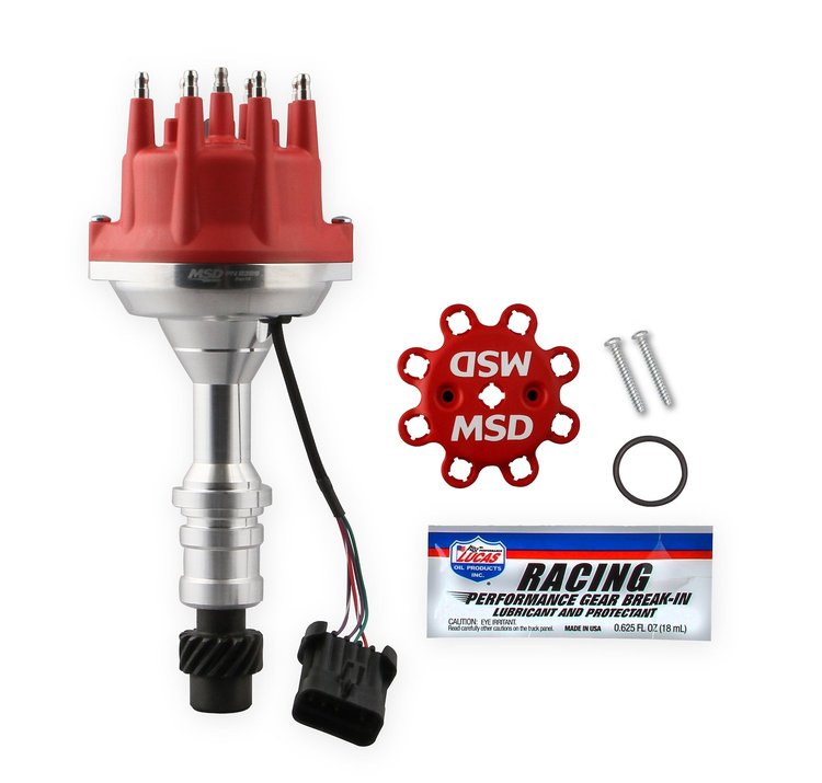 Pro-Billet EFI Dual Sync Distributor Oldsmobile 330-455 - Red Cap