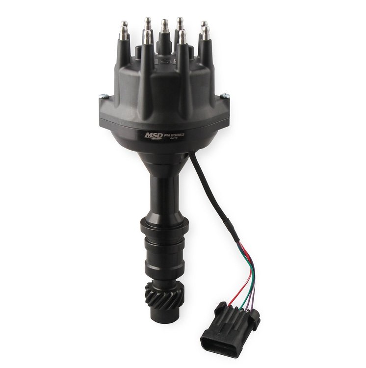 Pro-Billet EFI Dual Sync Distributor Oldsmobile 330-455 - Black Cap