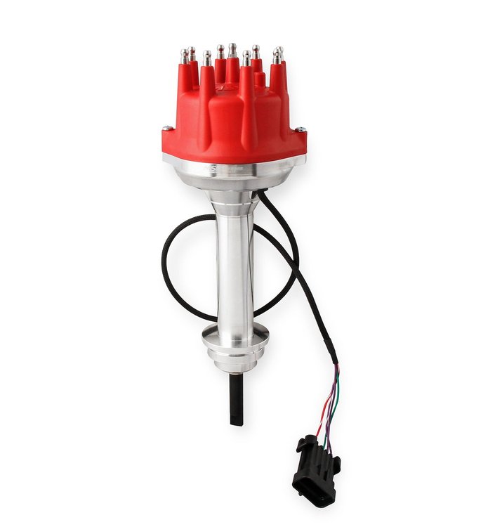 Pro-Billet EFI Dual Sync Distributor Chrysler 250, 361, 383, 400 - Red Cap