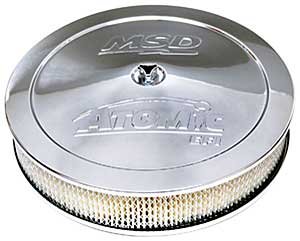 14" x 3" Air Cleaner MSD Atomic Logo
