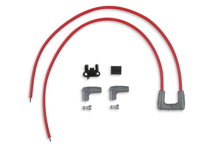 Red Super Conductor 8.5mm Wires Watercraft, 2-Cylinder